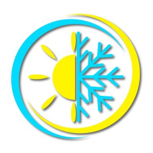 sun-and-snowflake-badge
